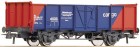 47830 Roco 2-axle Gondola car in SBB Cargo livery